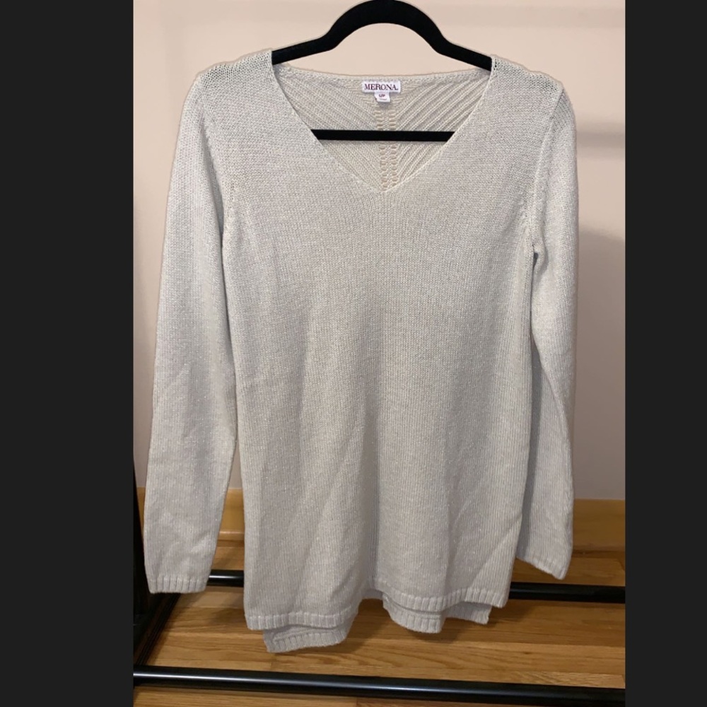 Cream sweater